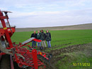 Научни работници от ИЗС 'Образцов чифлик' - Русе взеха участие в сеитбата на пшеница сорт 'Венка 1' в Бабаески, Р.Турция през месец ноември 2012 г.